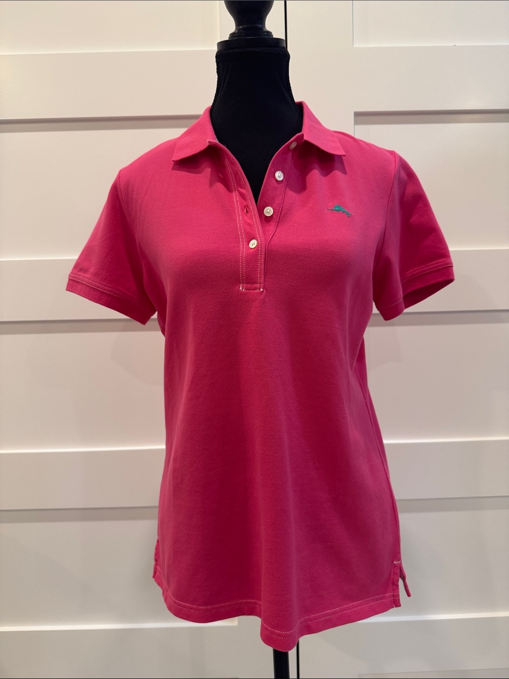 Tommy Bahama Hot Pink Short Sleeve Polo